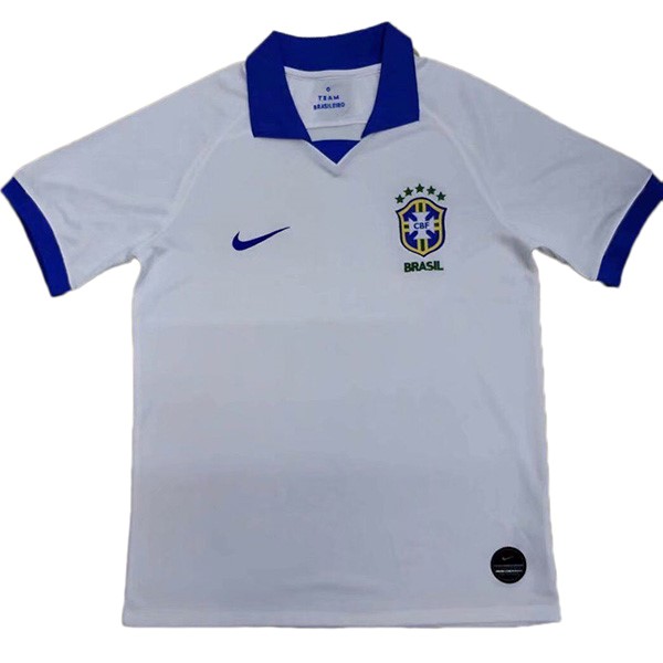 Tailandia Camiseta Brasil 2ª 2019 Blanco